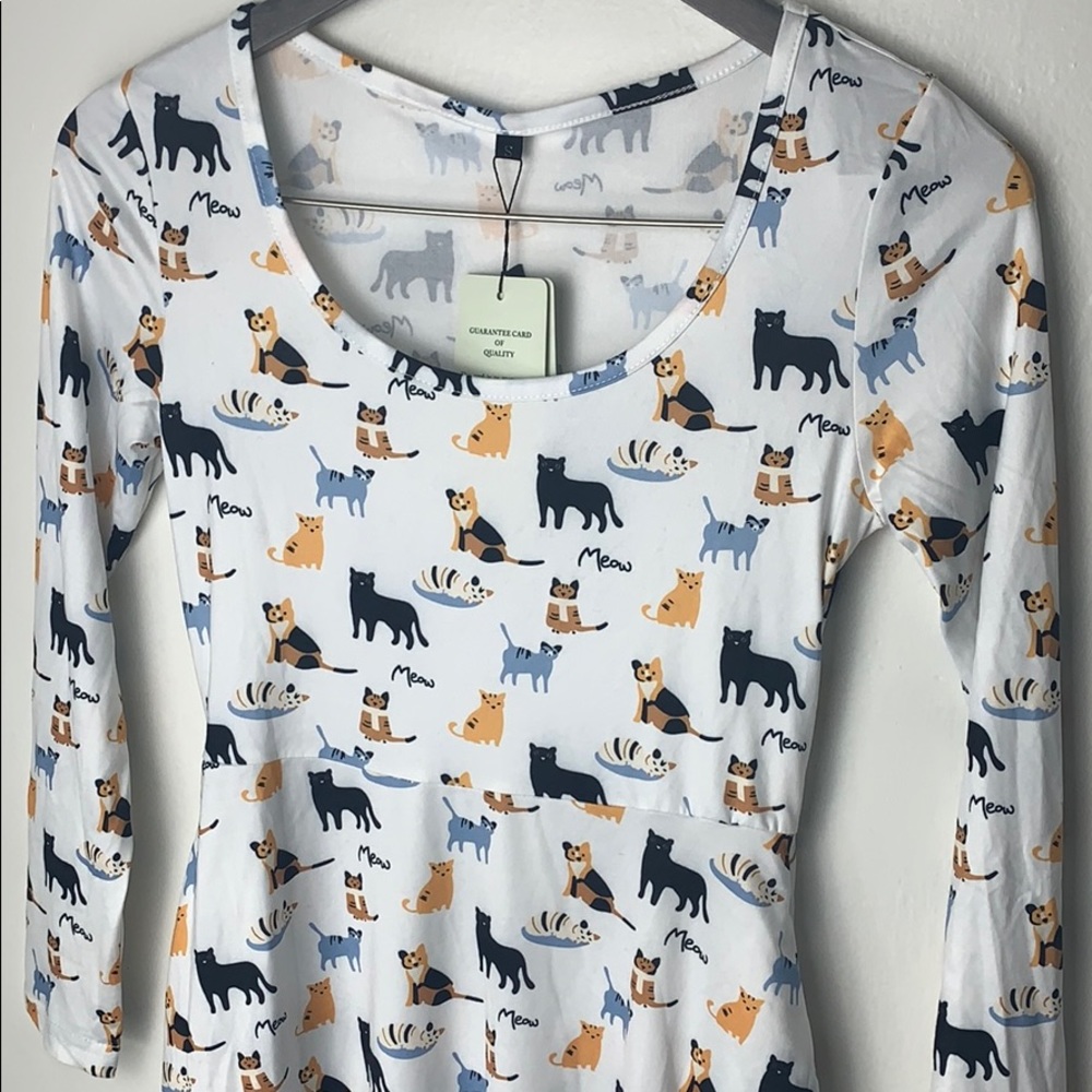 Luouse meow cats dress